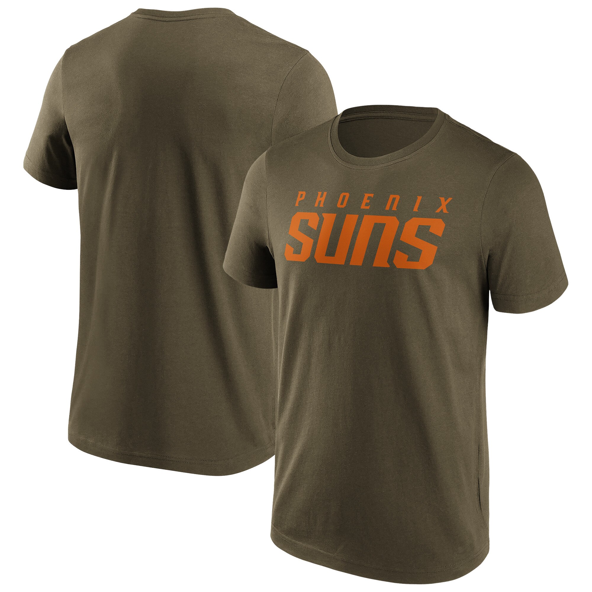 Phoenix Suns Fanatics Marken-T-Shirt in modischer Farbe mit Wortmarke - Herren Image