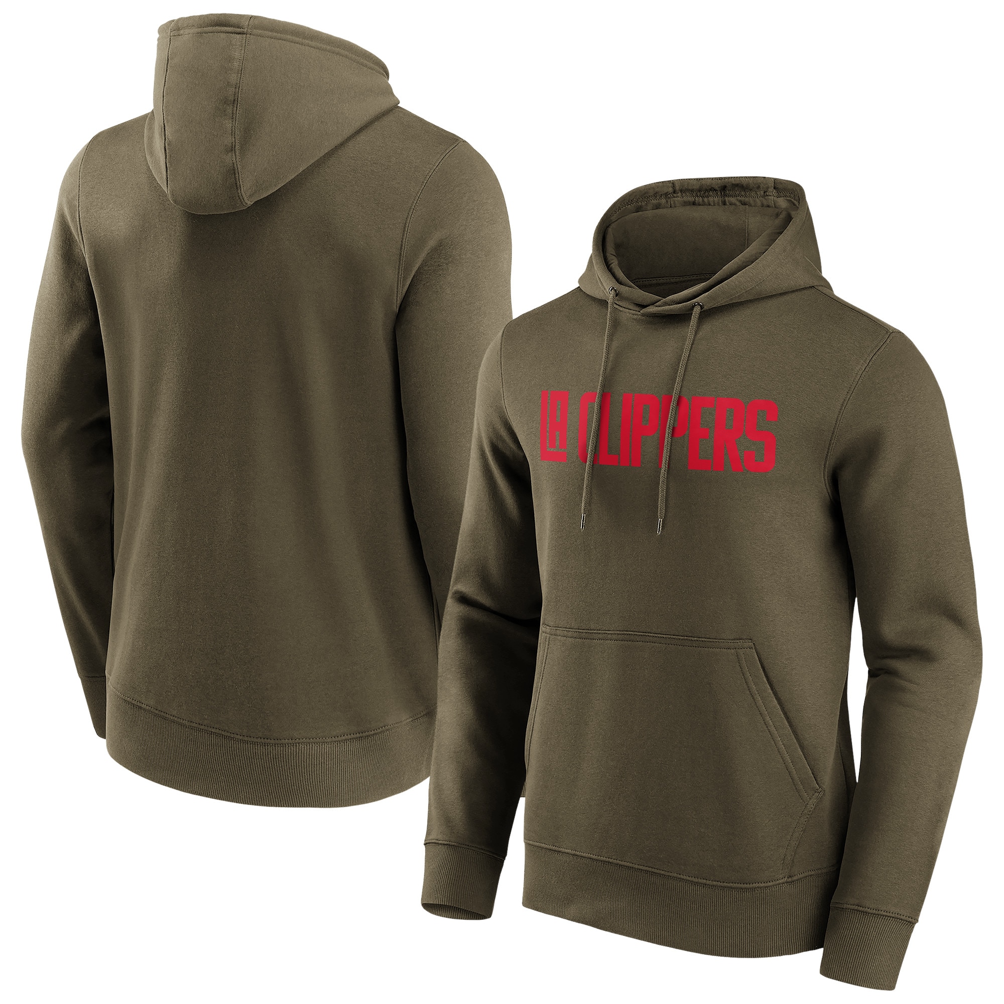 Los Angeles Clippers Fanatics Branded Fashion Color Wordmark Hoodie - Herren Image