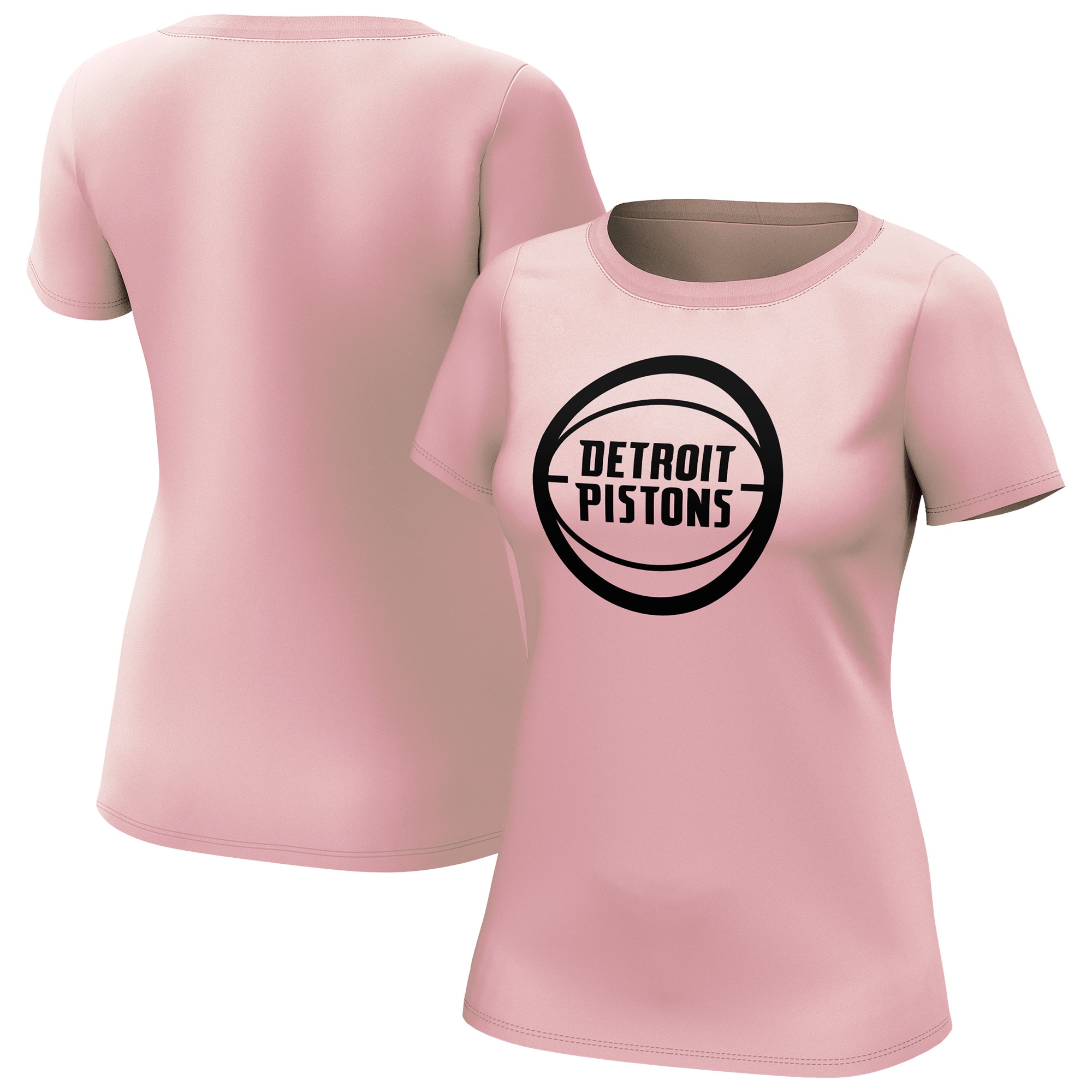 Detroit Pistons Fashion Color Logo T -Shirt - Frauen Image