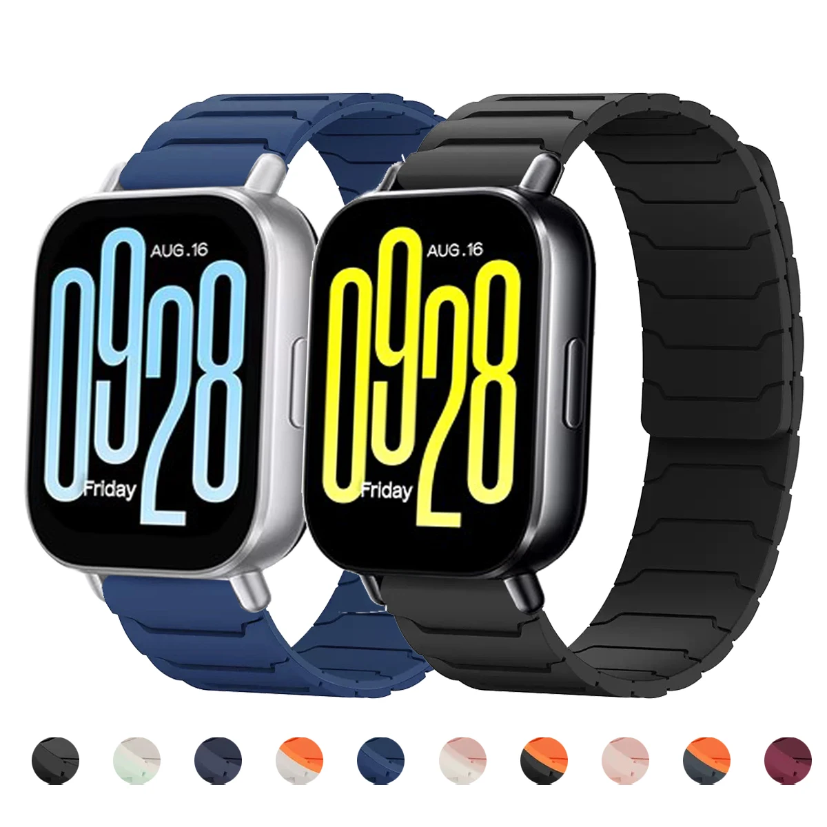 22 mm Magnetschlaufenarmband für Redmi Watch 5 Active 5 Lite Silikonarmband für Xiaomi Watch 2 Pro S4 S3 S2 S1/Farbe 2 Armband Image