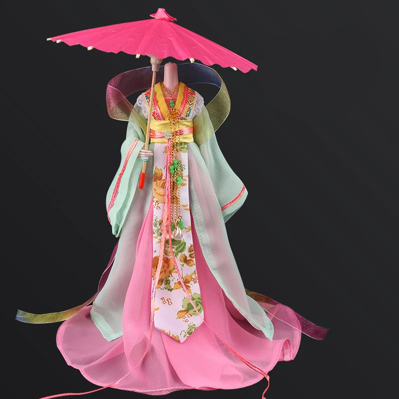 2025 neue kinder Spielzeug Puppe Kleidung 30 cm Puppe Kostüm Hanfu Kleidung Chinesische Alte Puppe Zubehör Kleidung für Geschenke LI338