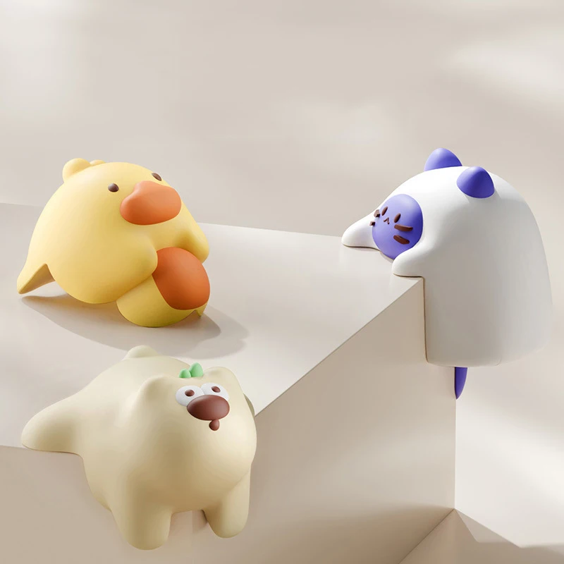 Tischecke Antikollisionsaufkleber Silikon Fenster Tischkante weiche Ecke Antikollision weiche rechtwinklige Schutzhülle Image