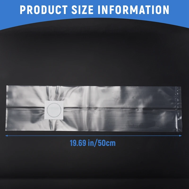 Pilz-Pflanzbeutel, 50 Stück, 25,4 x 50,8 cm, PVC-Pilz-Spawn-Wachstumsbeutel, Substrat, hohe Temperatur, vorversiegelbar, Gartenbedarf, Wachstumsbeutel Image