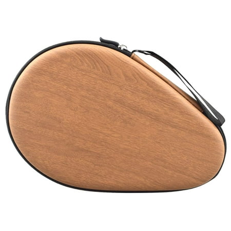 COOLHOOD Table Tennis Racket Case Waterproof Zipper Enclosure Table Tennis Case Tennis Racket Storage Bag for Pingpong Carrying