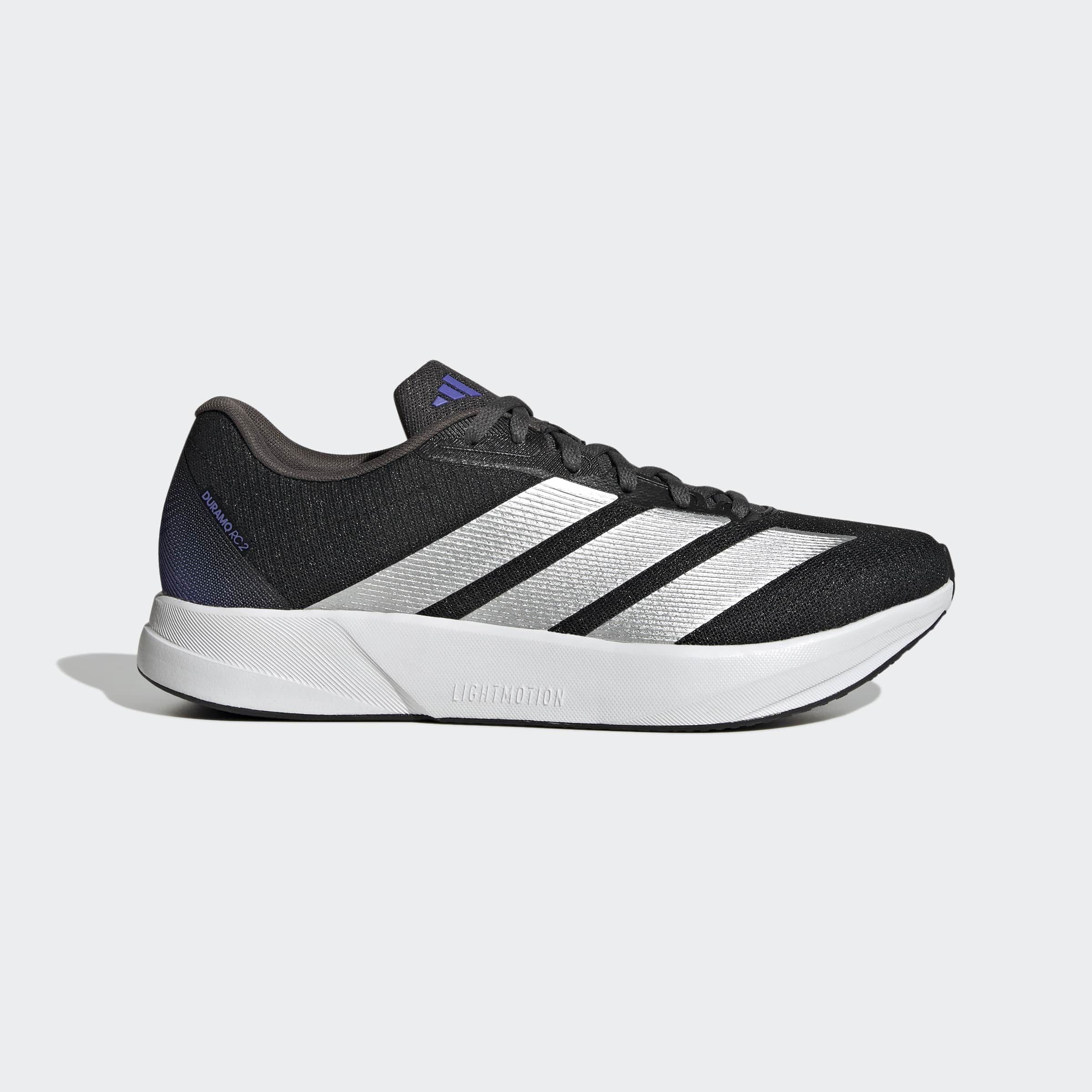 Laufschuh ADIDAS PERFORMANCE "DURAMO RC2", Damen, Gr. 44, cschwarz, silvmt, gresix, Textil, Schuhe Laufschuh