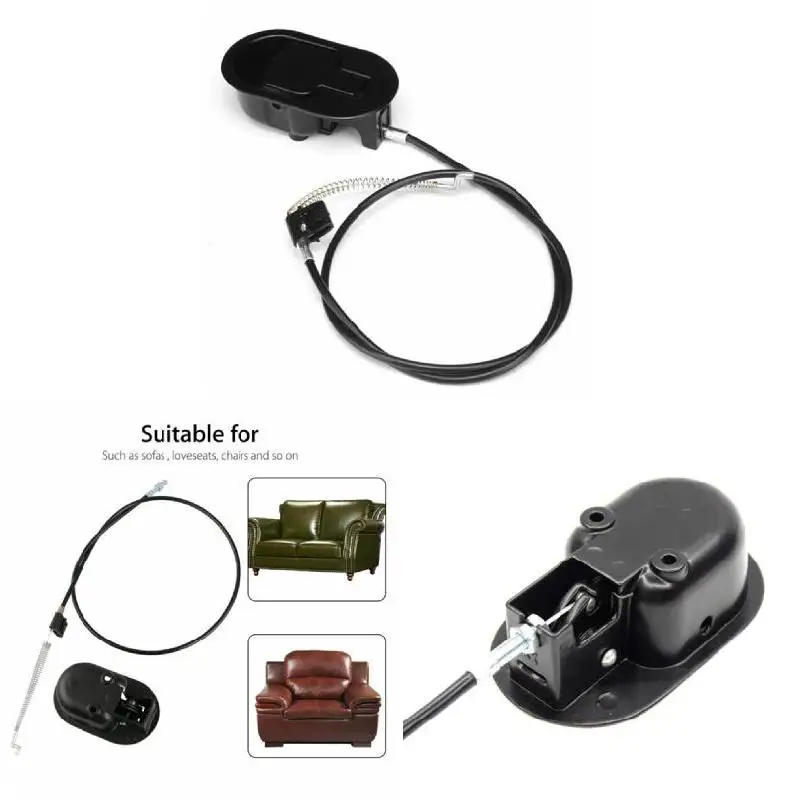 1/3/5 Stück Metall-Recliner-Griff, Ersatzteile, Druckstange, Zugkabel, Stuhlschalterdraht für die meisten großen Stuhlmarken Image