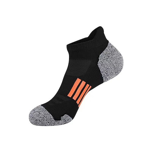 Herren 5 Paare Socken Laufsocken Freizeitsocken Blau Schwarz Farbe Farbblock Outdoor Urlaub Sport Sommer Frühling Mode Streetwear Image
