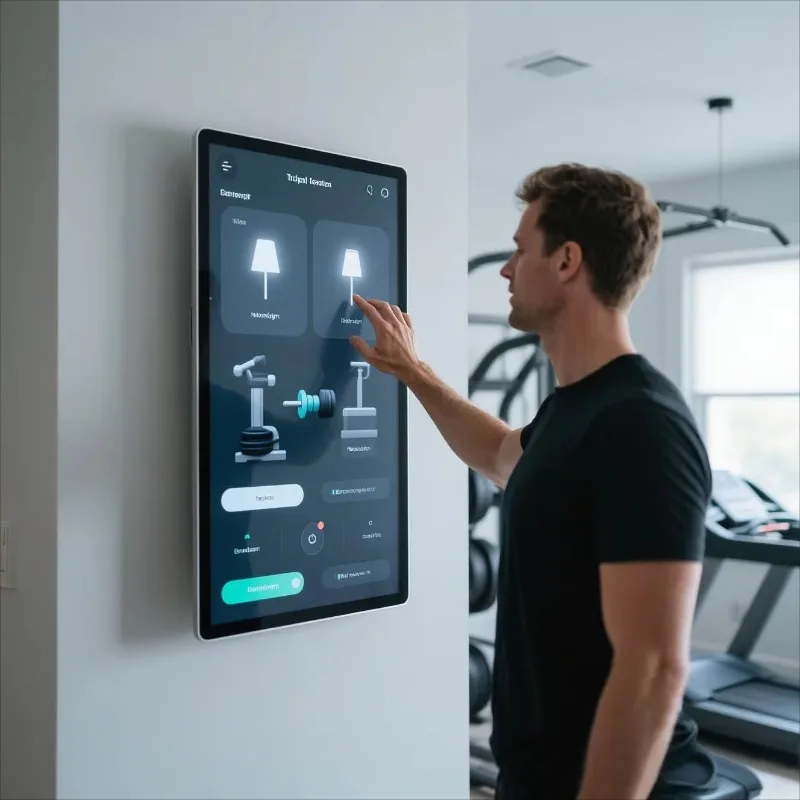 Android 14 All-in-One 21,5 23,6 24 32'' LCD kapazitiver Touchscreen Werbedisplay Display Wandmontage Digital Signage Image