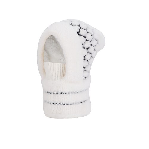 3-in-1 Mütze: Nackenwärmer und Gesichtsmaske – die perfekte Wintermütze für Damen, ideal zum Radfahren und Skifahren. Mit Fleece gefüttert, bietet sie Ohrenschützer und schützt den gesamten Kopf vor Kälte. Image