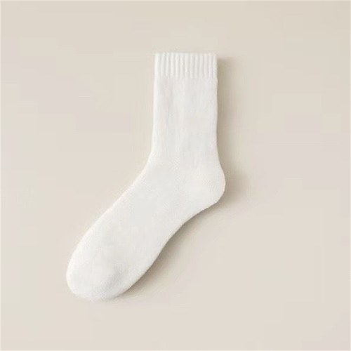 Herren 5 Paare Socken Laufsocken Freizeitsocken Schwarz Weiß Farbe Einfach Outdoor Urlaub Alltagskleidung Rein Mittel Herbst Winter Mode Streetwear Image