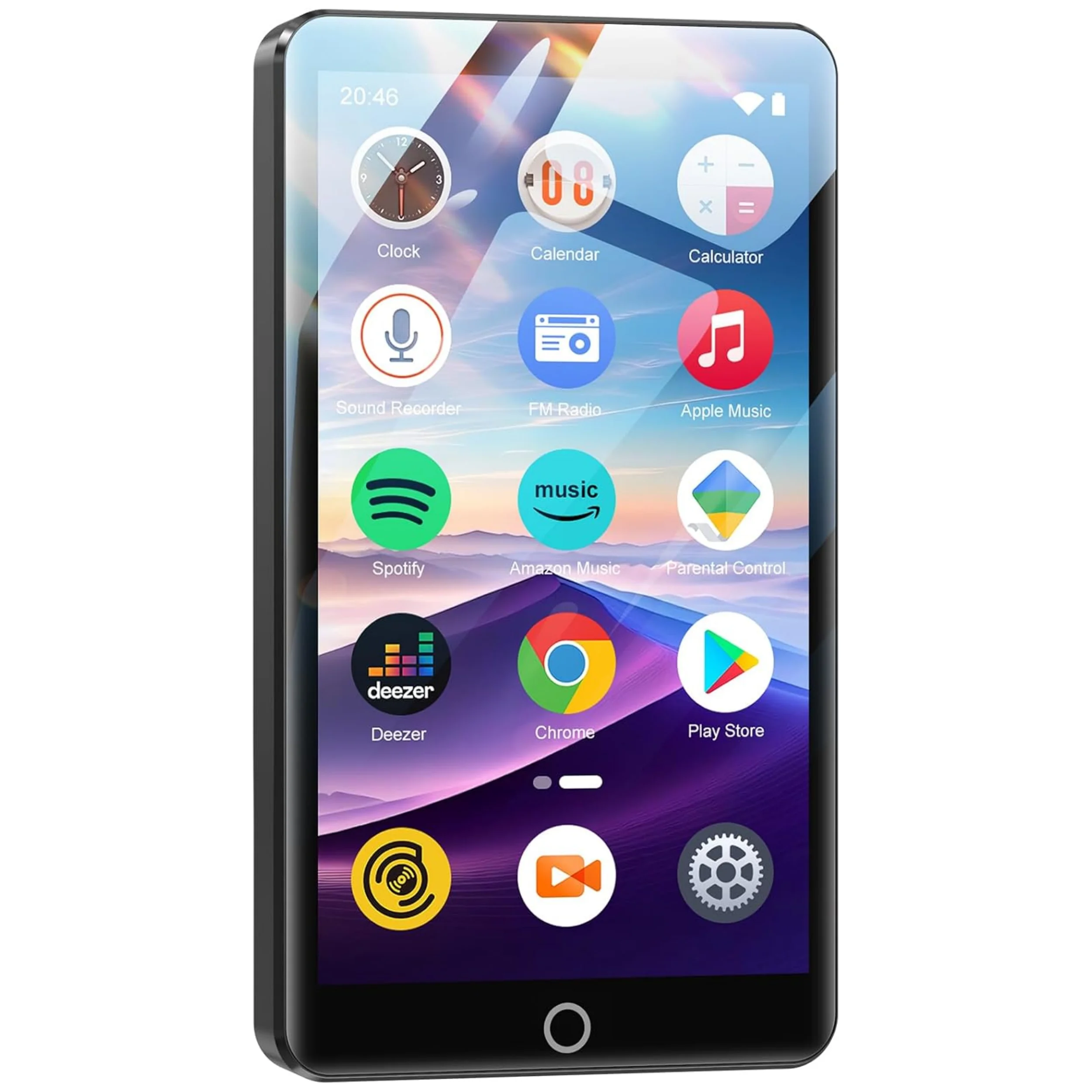 96 Go (32 Go + 64 Go) avec Bluetooth et WiFi, écran tactile de 4,02 pouces avec Spotify, Audible, Deezer, magasin d