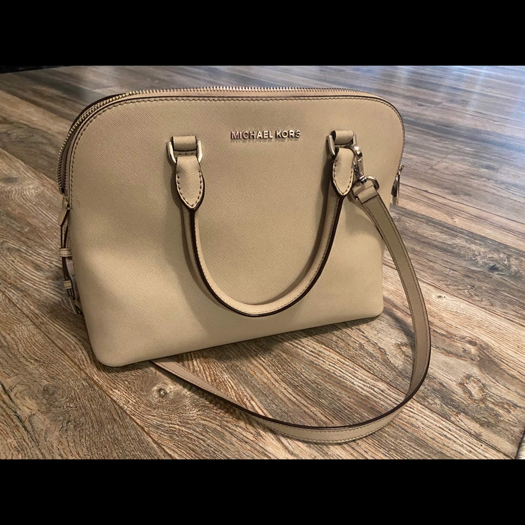 Michael Kors Bags | Authentic Michael Kors Handbag | Color: Cream/Tan | Size: Os