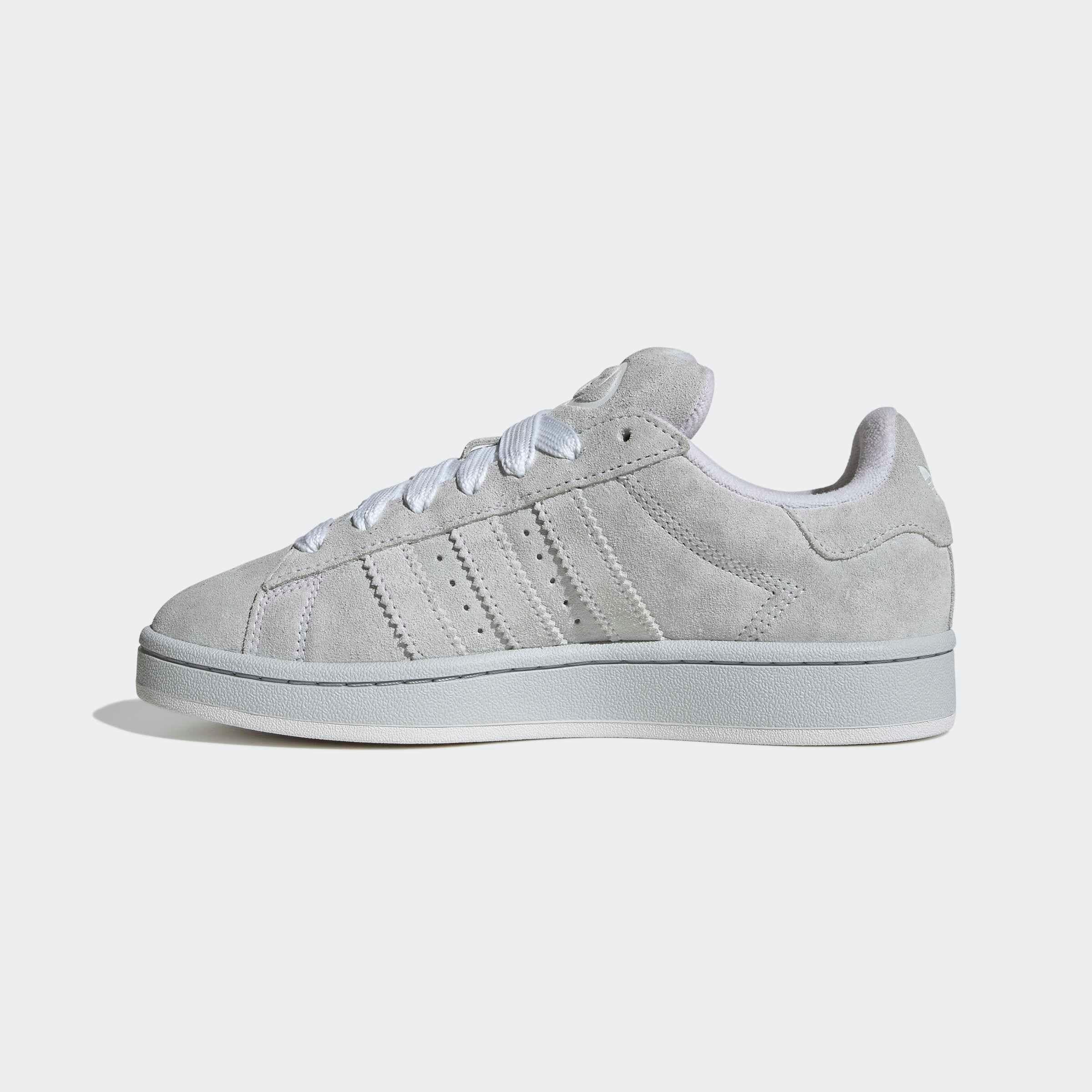 Sneaker ADIDAS ORIGINALS "CAMPUS 00S", Damen, Gr. 42, clear onix, cloud weiß, cloud weiß, Leder, Schuhe Sneaker