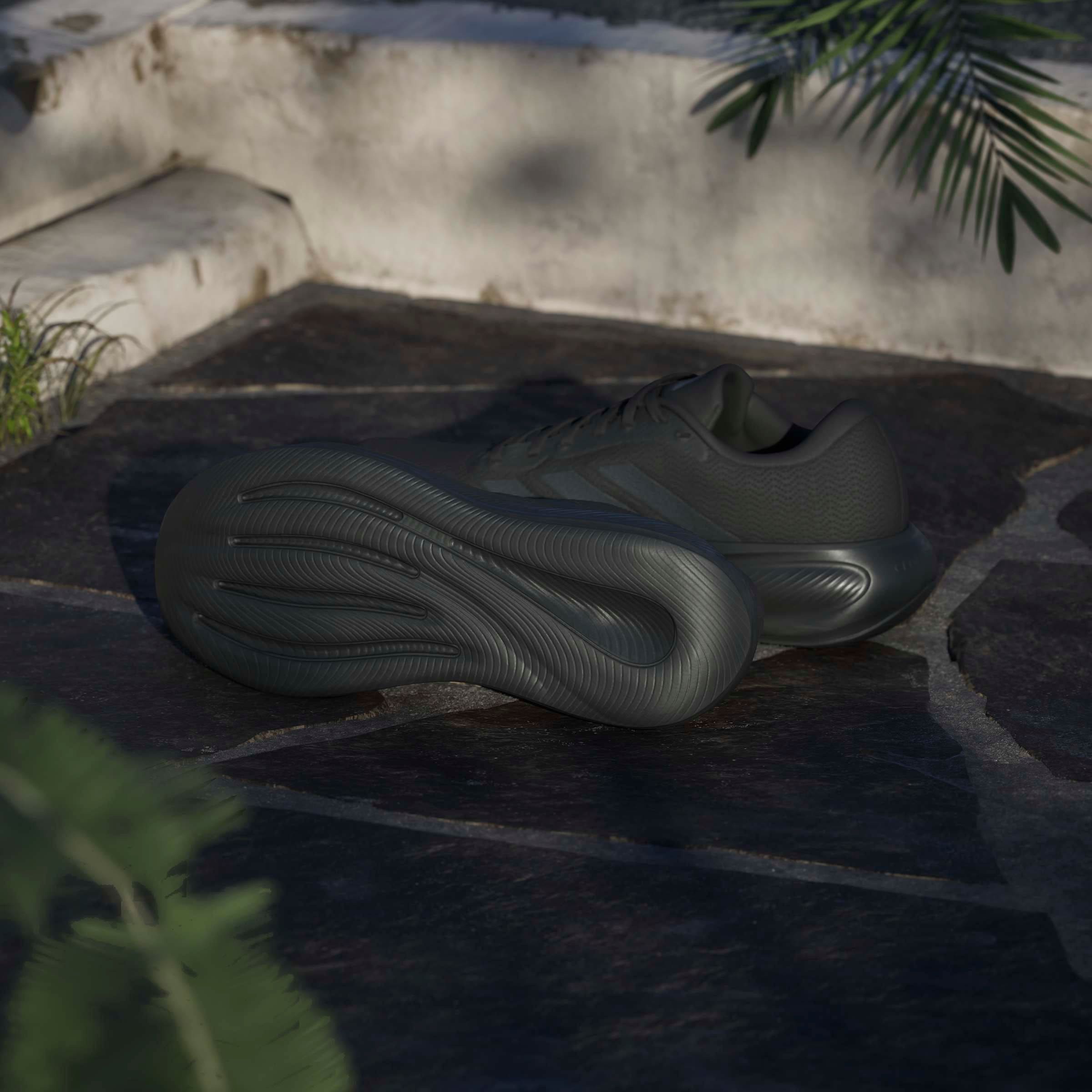 Laufschuh ADIDAS PERFORMANCE "RESPONSE RUNNER 2", Damen, Gr. 38, core schwarz, core schwarz, grau five, Synthetik, Textil, Schuhe Laufschuh