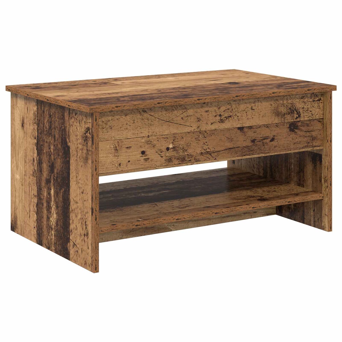 vidaXL Couchtisch Altholz 80 x 50,5 x 41,5 cm Holzwerkstoff Image