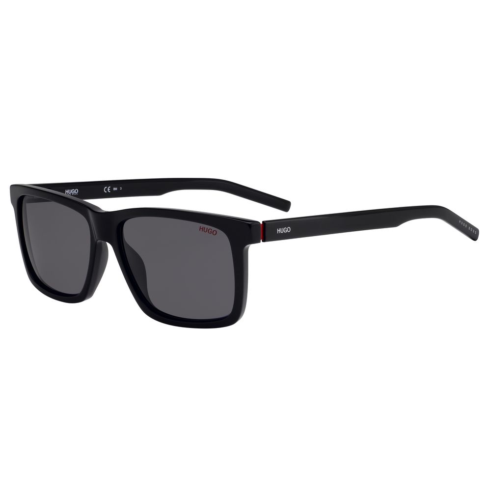 Schwarze Acetat-Sonnenbrille Image