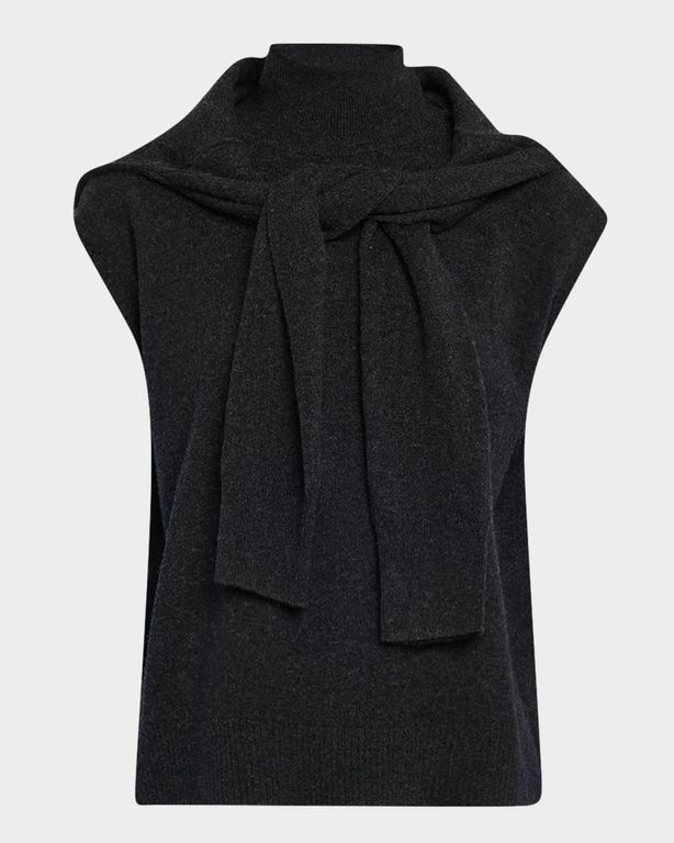 Cashmino Mock-Neck Sweater