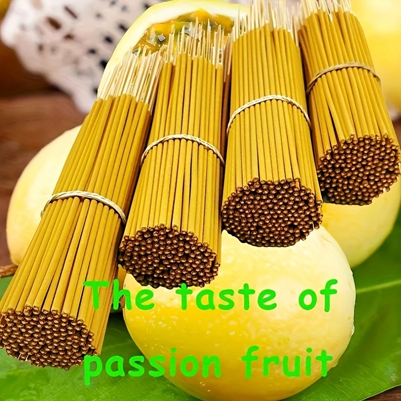 20/50/100/400 Stück, fruchtduftende Passionsfrucht-Räucherstäbchen, geeignet für spirituelle Reinigung, Meditationsreinigung und Heimdekoration, geeignet für den Einsatz im Freien, Wohnzimmer und Image