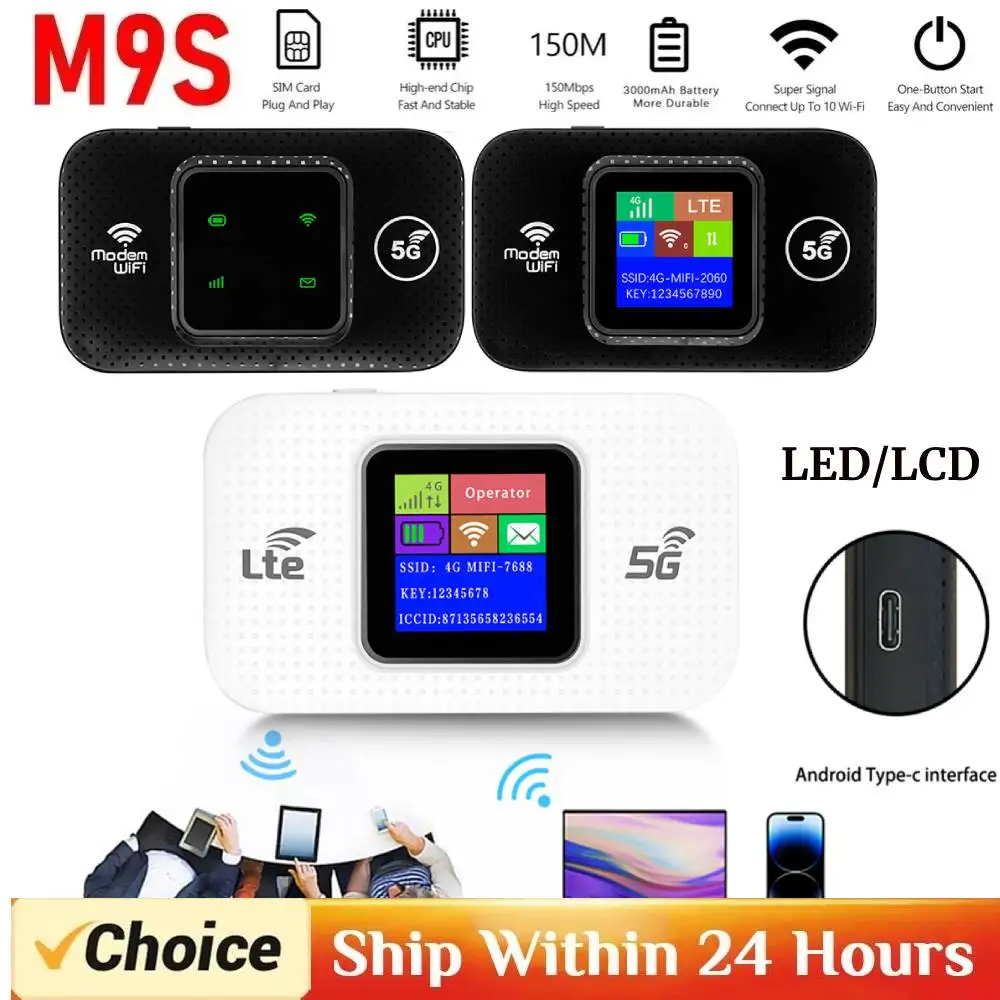 4G LTE Wireless WiFi Router Tragbares WiFi-Gerät 150 Mbit/s Hotspot Auto Mobiles Breitband Qualcomm MSM8916 Chip Plug Play für Reisen Image