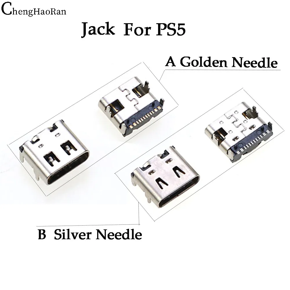 ChengHaoRan 2PC für PS5 Gaming-Controller Typ-C Ladeanschluss USB-Stromschnittstelle Gaming-Maschinenzubehör Image