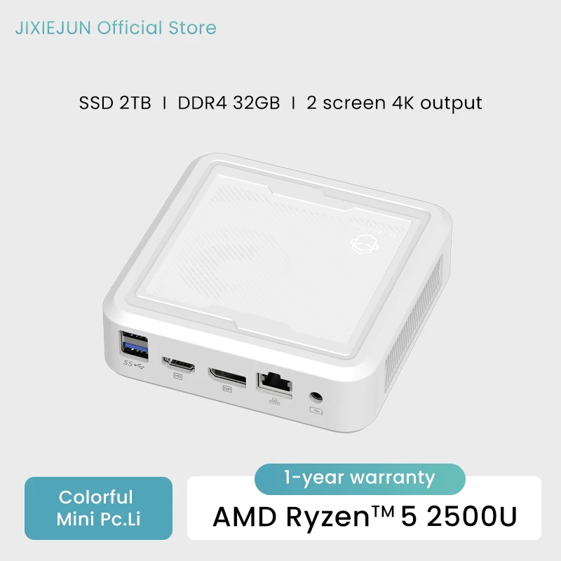 New Genmachine AMD Ryzen 3 2500U Up to Mini PC DDR4 8G RAM NVME 256G SSD Wifi5 BT 4.2 Gaming Computer RX Gaming Computer pc