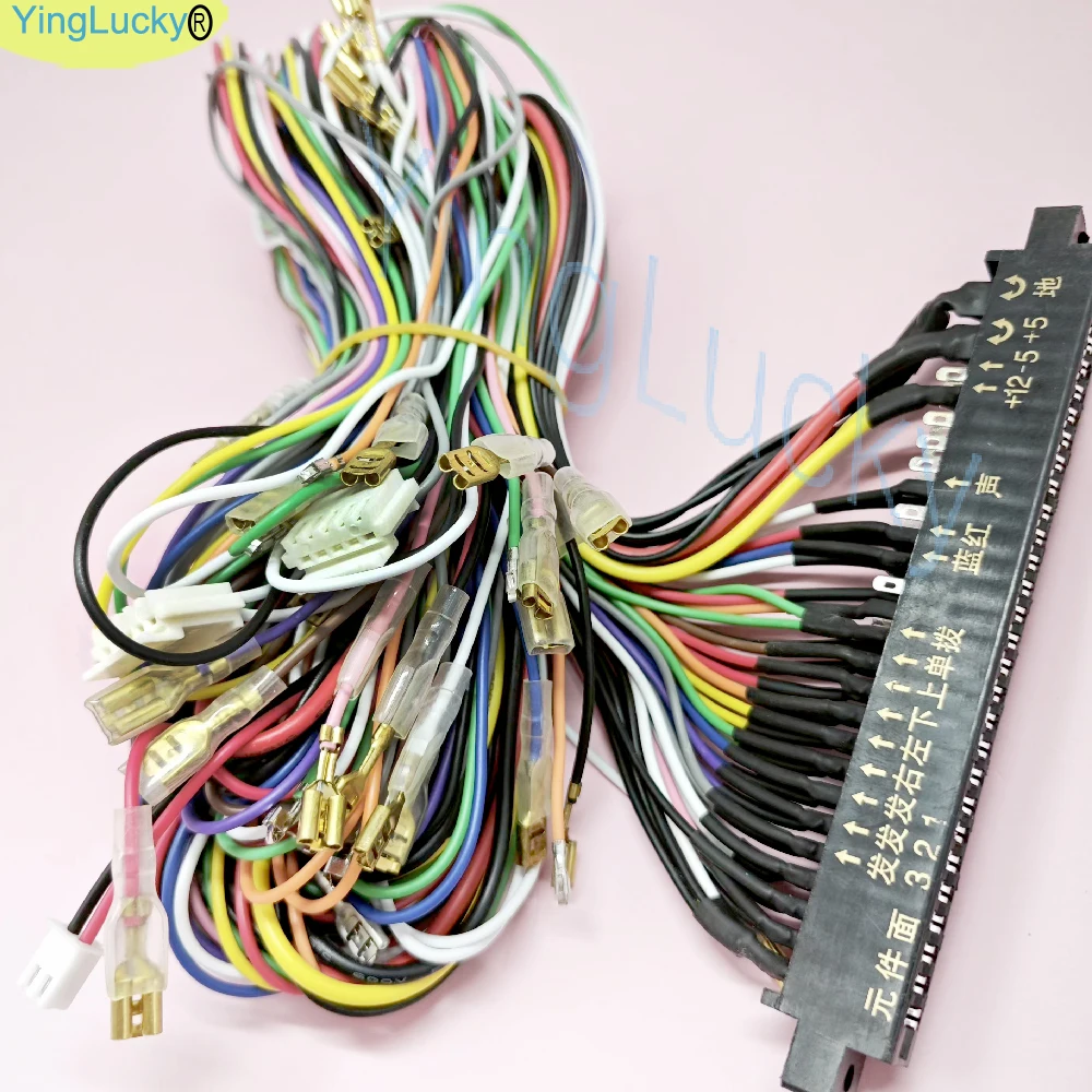 28P Stecker Jamma Kabelbaum Für Arcade Box Spiel Bord Joystick Taste Neo Geo Schrank Münze Video Interface Pandora bord Image