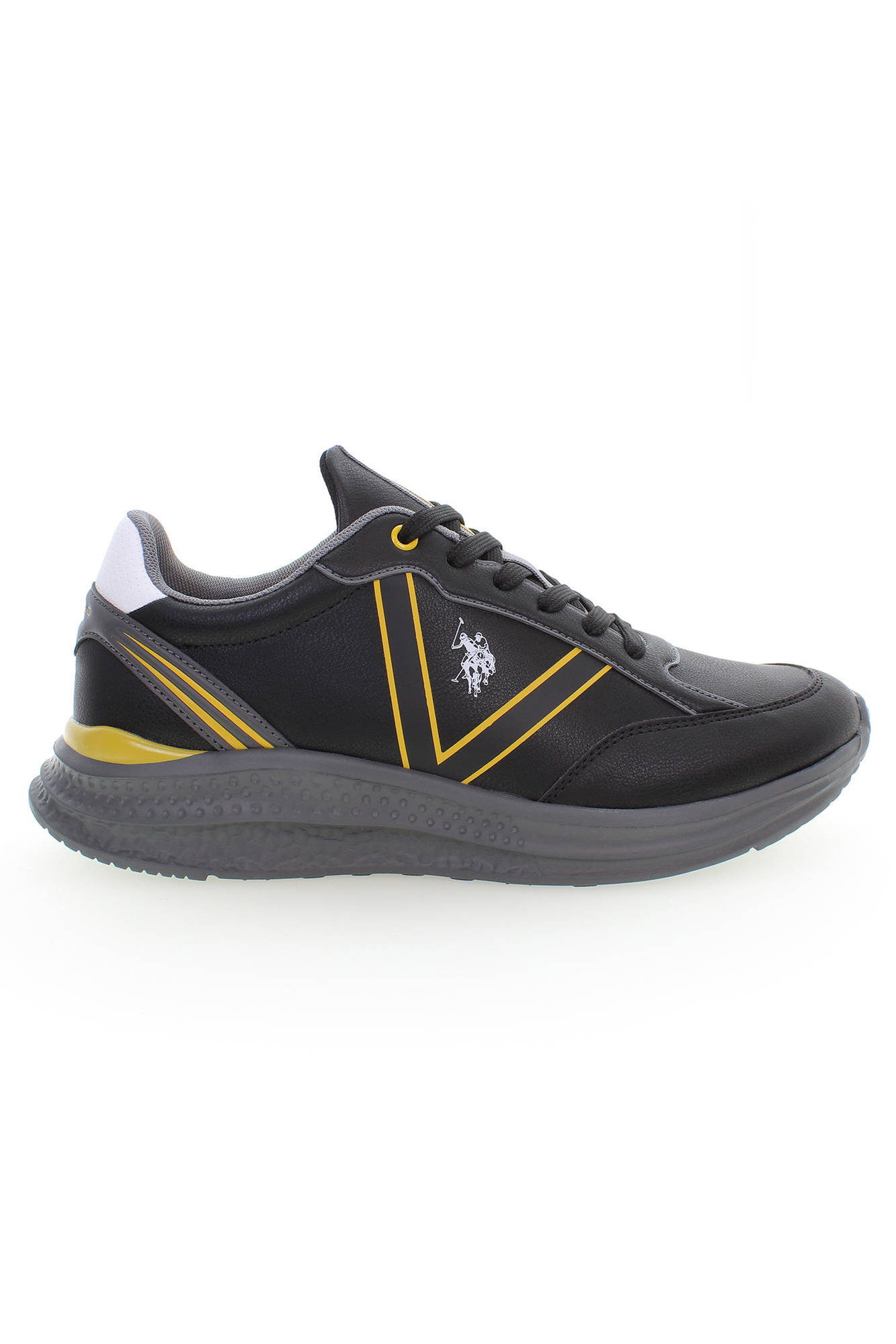 U.S. POLO ASSN. Herren schwarze Sneaker