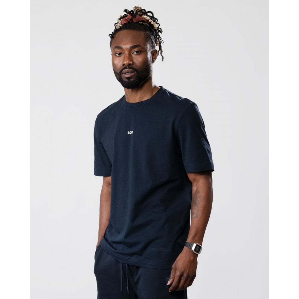 BOSS Orange TChup Herren Rundhals T-Shirt mit kleinem Logo