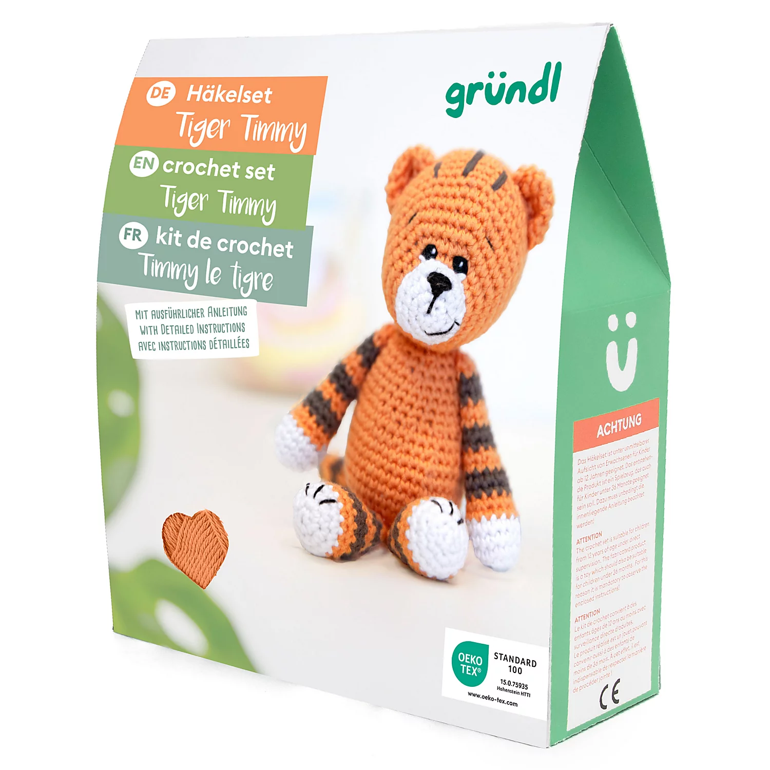 gründl Häkelset Tiger Timmy Image