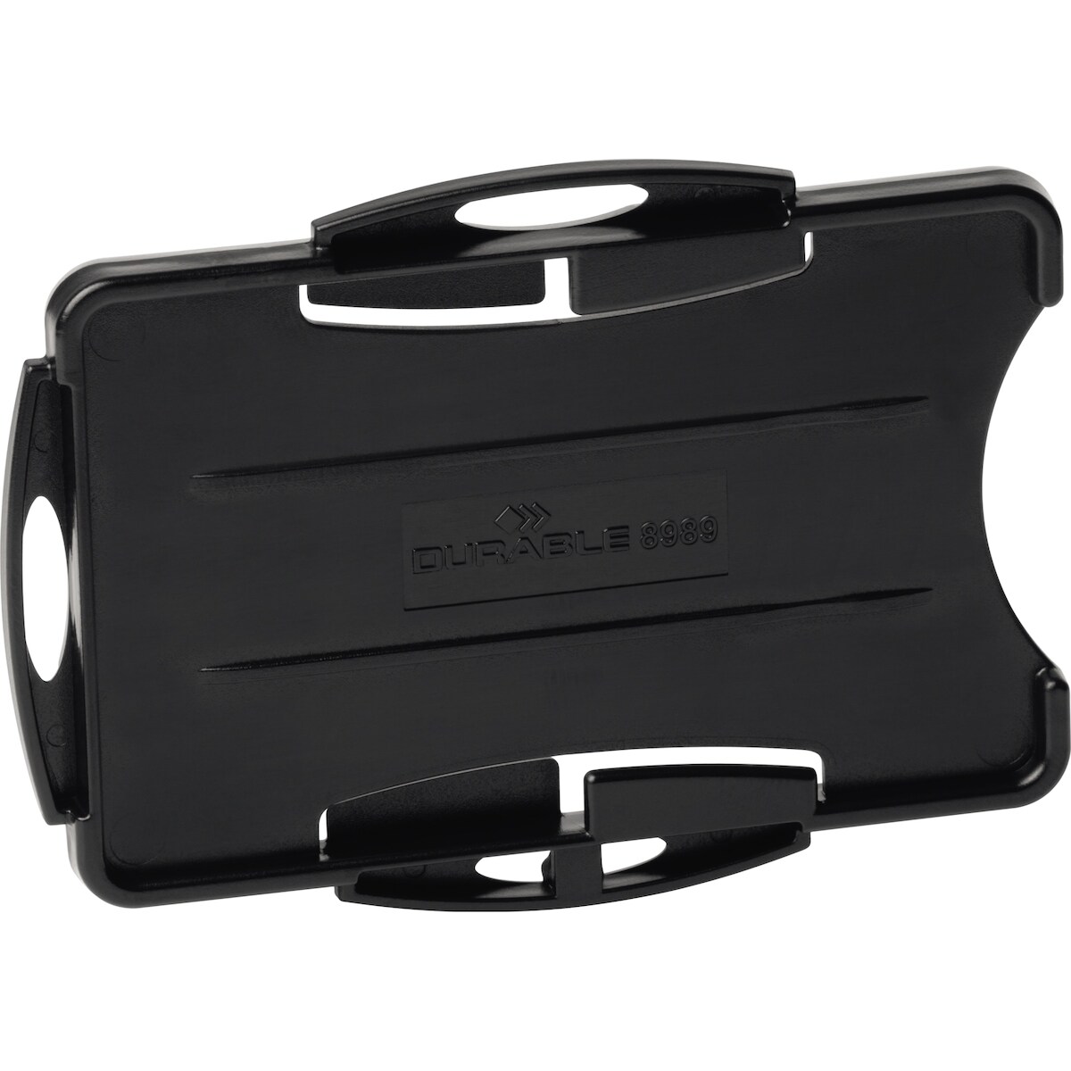 Durable Ausweiskartenhalter 57x87mm sw 10St Blauer Engel für 2 Karten Image