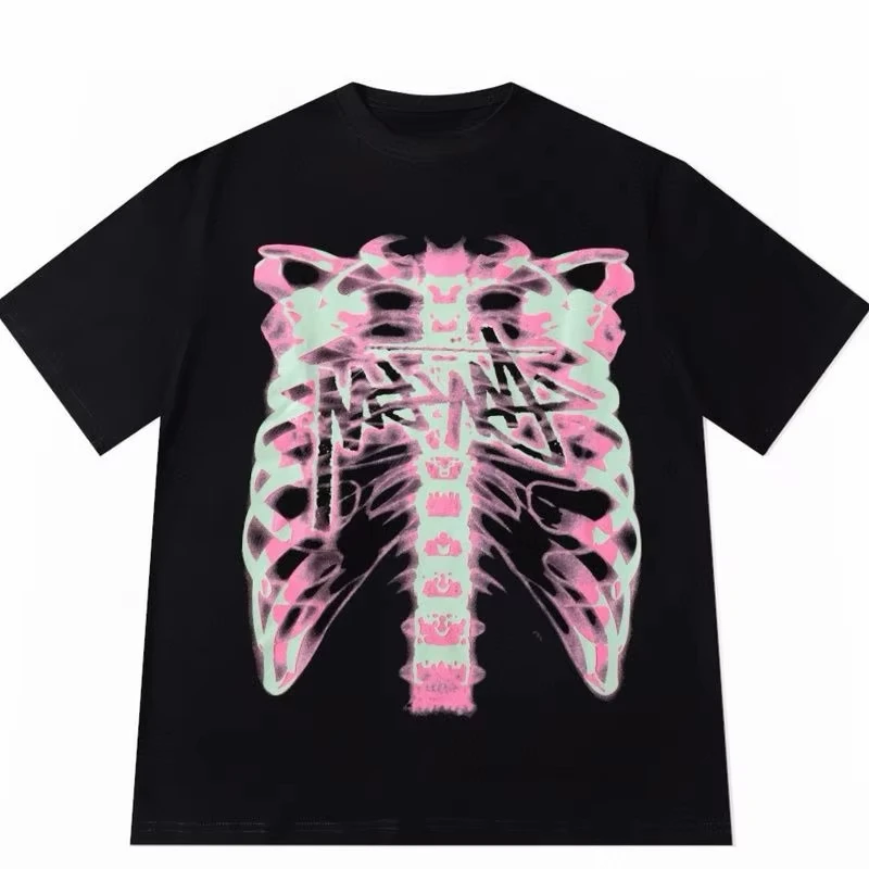 T-shirt in cotone da donna T-shirt casual manica corta girocollo Top Fashion Streetwear T-shirt estiva T-shirt grafiche Harajuku Y2K