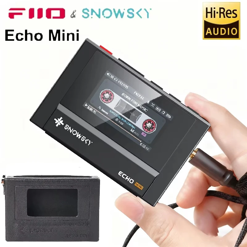 Neuer heißer Verkauf FiiO SnowSky Echo Mini HiFi Bluetooth MP3 Walkman Reiner Musik-Player 15 Stunden Wiedergabe 3,5 mm 4,4 mm Kopfhörerausgang Image