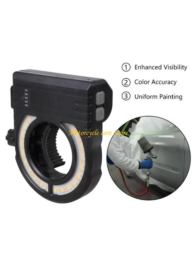 Hocheffiziente LED-Arbeitsleuchte, 5 Helligkeitsstufen, IP65-Schutz, 2700 K–6500 K Reichweite für Akku-Spritzpistolen