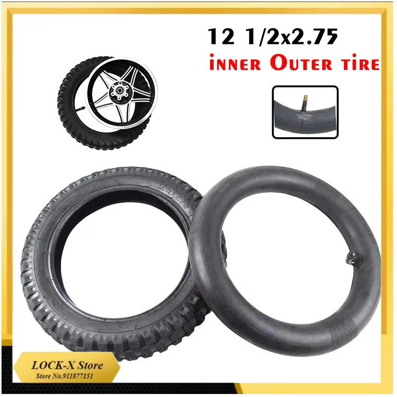 12 Zoll 12 1/2X2,75 Reifen 12,5 x 2,75 Außenreifen oder Schlauch für 49 cc Motorrad Mini Dirt Bike MX350 MX400 Rollerrad Image