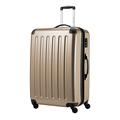 HAUPTSTADTKOFFER - Alex - Luggage Suitcase Hardside Spinner Trolley 4 Wheel Expandable, 75cm, champagne