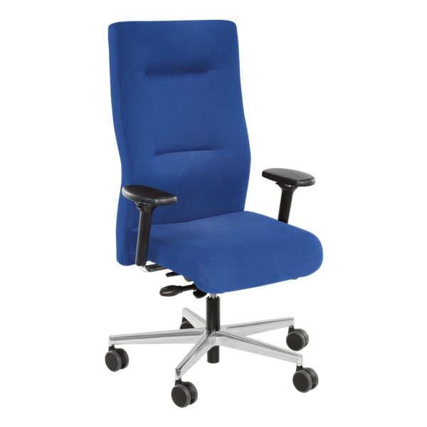 Original Steifensand Schwerlast Bürostuhl »seno 24« mit Armlehnen blau, 72 cm Image