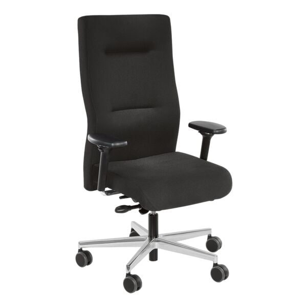 Original Steifensand Schwerlast Bürostuhl »seno 24« mit Armlehnen schwarz, 72 cm Image