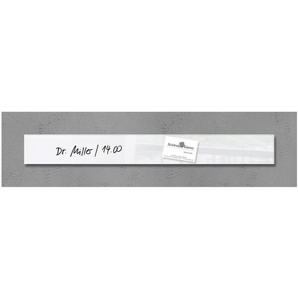 Sigel Glas-Magnettafel »artverum®« 12,0 x 78,0 cm weiß Image