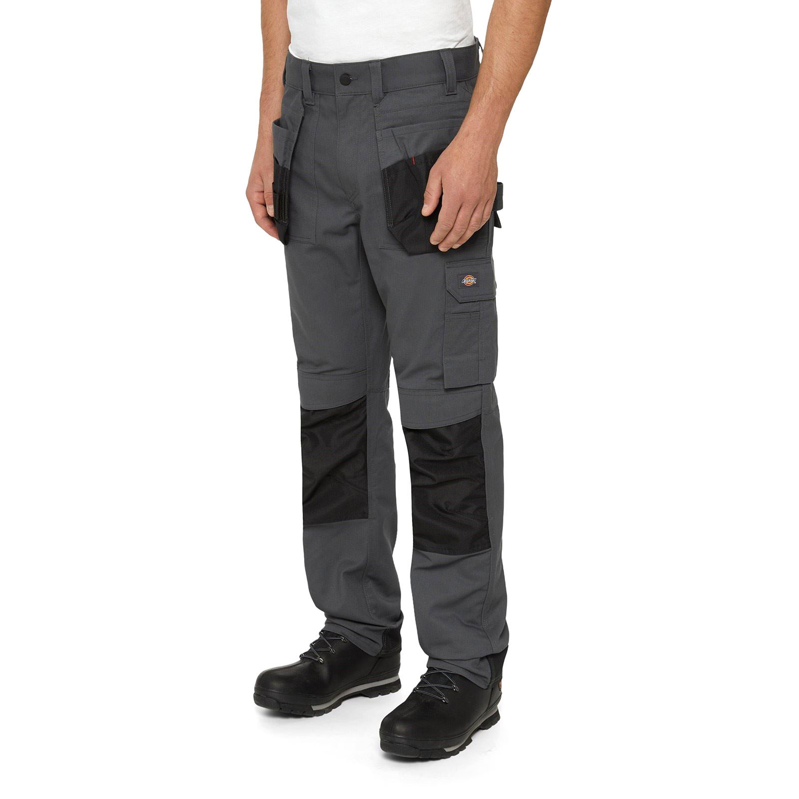 Dickies Mehrfach-Taschen Utility Polyester Herren Graue Arbeitshose Image