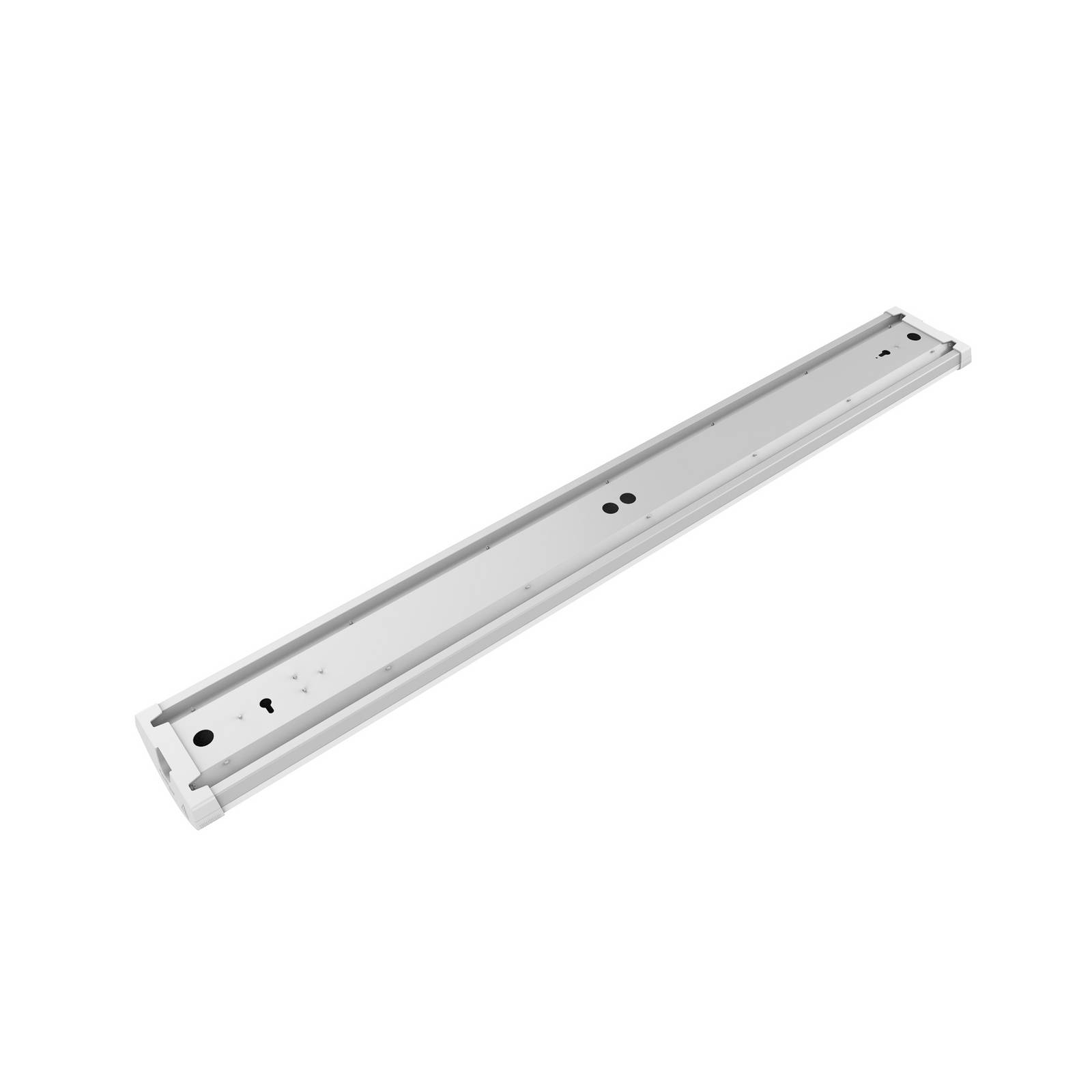 DOTLUX LED-Wannenleuchte SOFTEDGE weiß 150 cm Stahl CCT IP44, weiß / opal, für Flurbereich, Metall, Lichtleiste