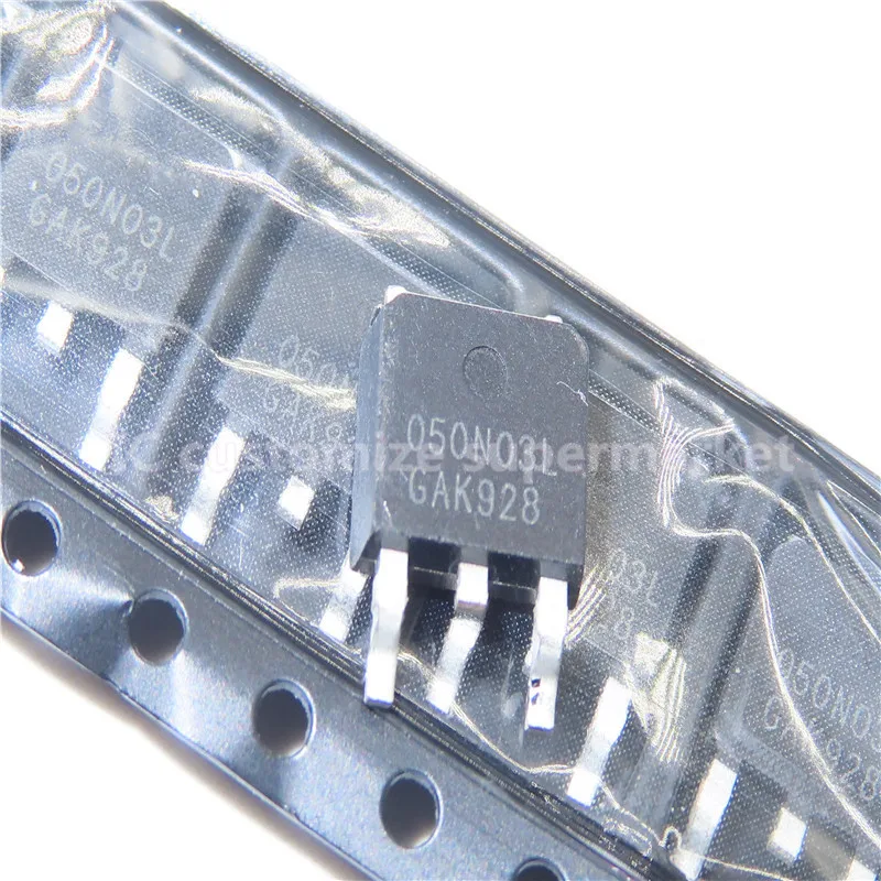 10 TEILE/LOS NWE 050N03L IPD050N03LG TO-252 30V 50A SMD Transistor Image