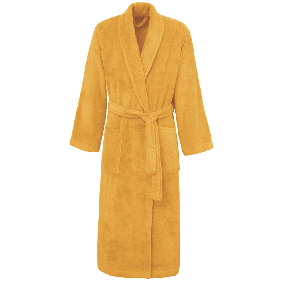 Peignoir éponge homme femme col châle 400 g/m² Caramel S