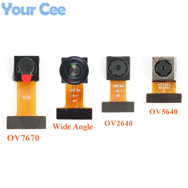 5 stücke/1 stück OV2640 OV7670 OV5640-AF Mini Kamera Modul CMOS Bild Sensor 2 Millionen Pixel Weitwinkel Kamera Monitor identifizierung Image