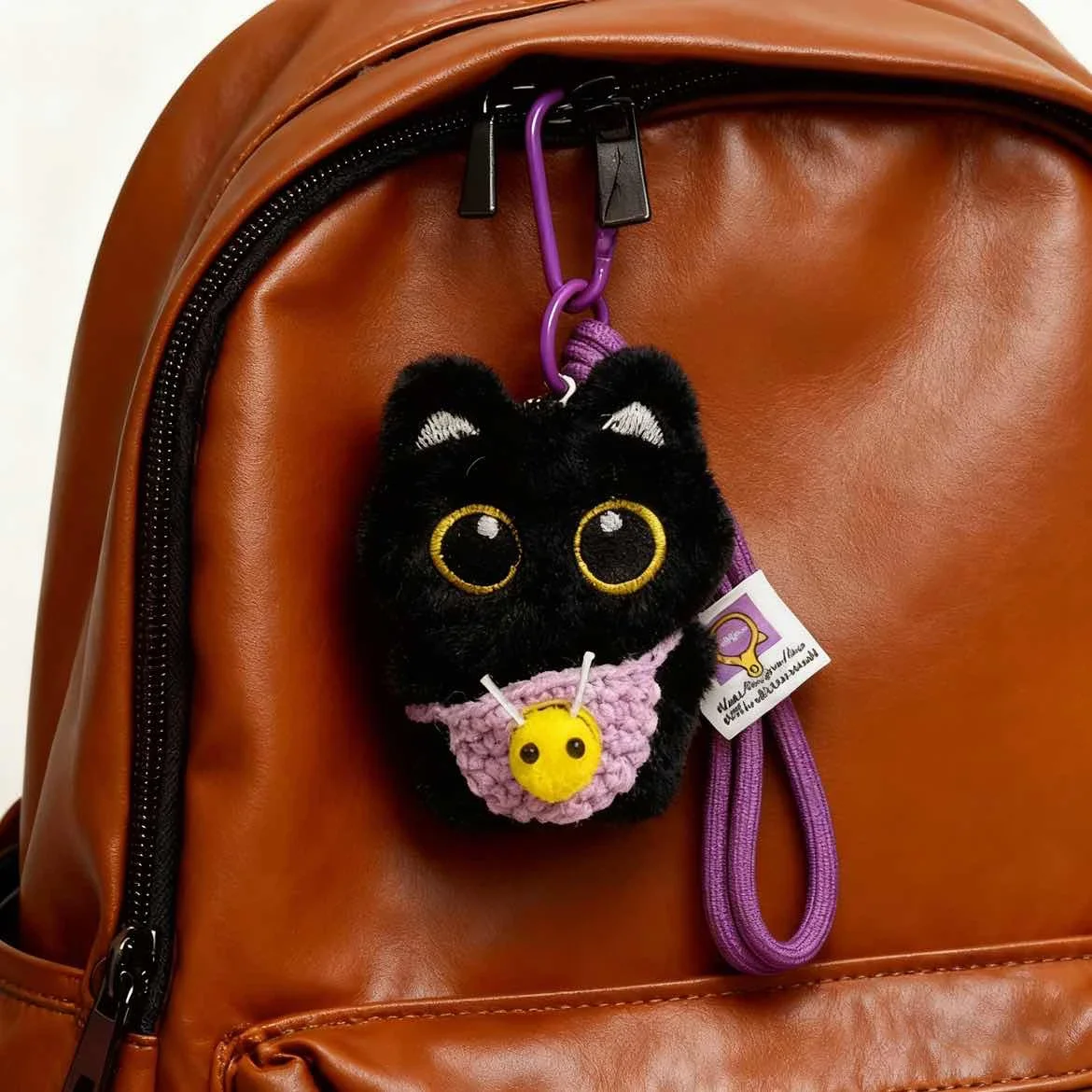 Rückspiegel Anhänger Super süßes Kätzchen Autozubehör Rucksack Dekoration Figur Anhänger Schultasche Dekoration Autohänger Image
