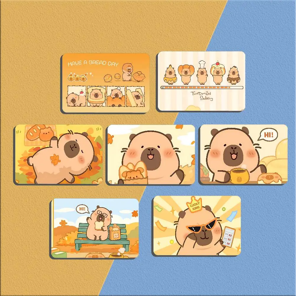 Niedlicher Capybara-Cartoon-Kühlschrankmagnet, magnetisch, Ins-Stil, Heimdekoration, Kreativität, Geschenk Image