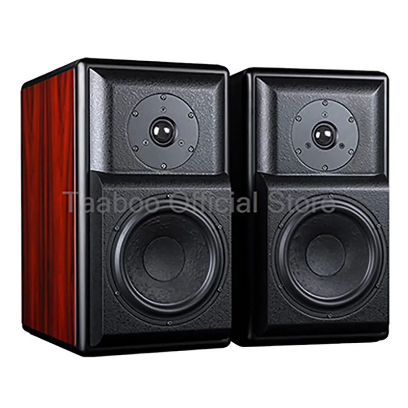 Luxus 100 W Passive Lautsprecher 7 zoll HiFi Bücherregal Lautsprecher Kevlar Woofer Sound Box 28mm Silk Dome Hochtöner audio Für Heimkino Image