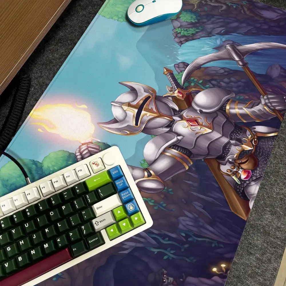 Spiel T-Terraria Mauspad Xxl Computer Große Größe Rutschfeste Gamer Tastatur 90x40cm Art Design HD Schreibtischunterlage
