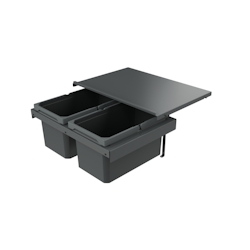 NABER GmbH Naber Cox Stand-UP® 250 S/600-2, Abfallsammelsystem, anthrazit, H 250 mm Image