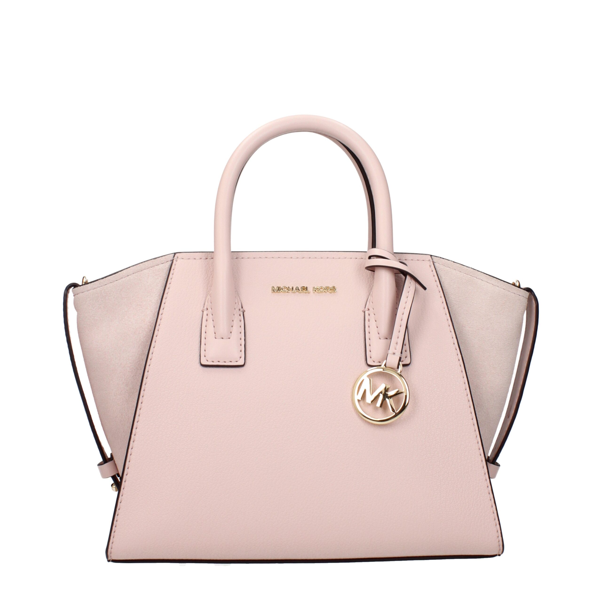 Rosa Lederhandtasche