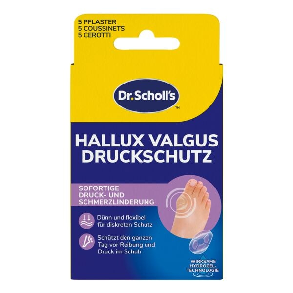 Scholl Druckschutzpflaster für Hallux Valgus 5 Stück Image